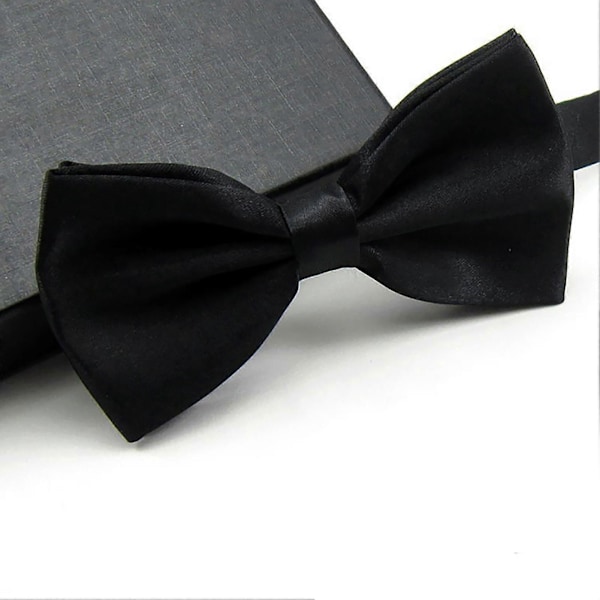 Sinknap Fluga Solid Färg Lätt Att Använda Polyester Justerbar Fluga Förknutna för Formella Tillfällen Lake Blue