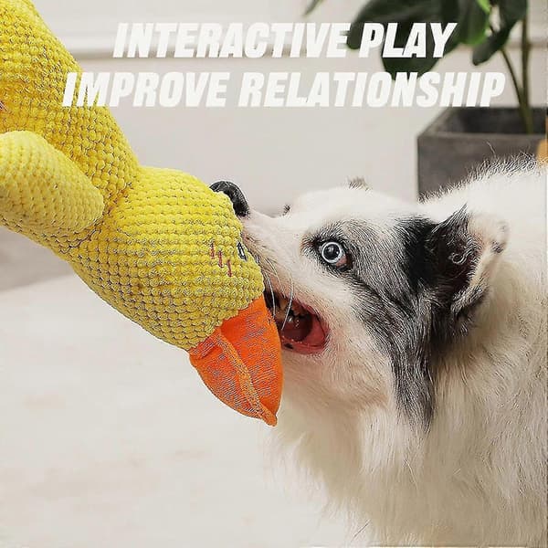 The Mellow Dog Calming Duck - Holdbart Pibende Hundelegetøj green