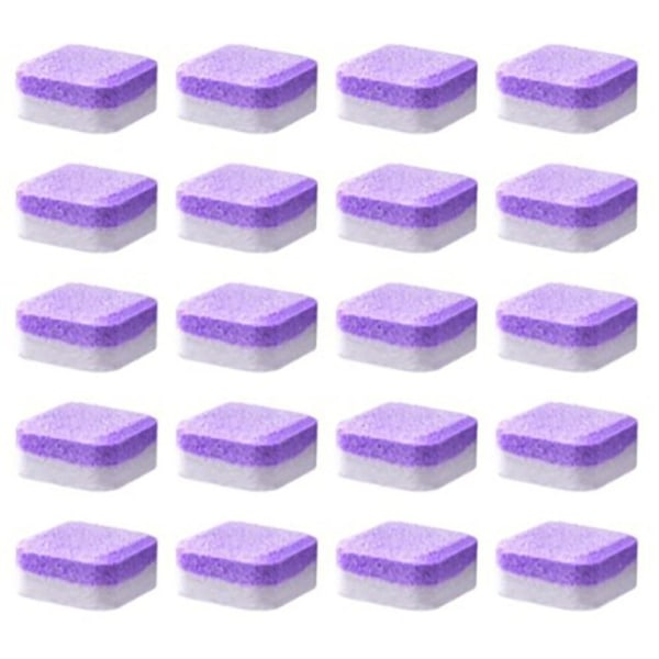 Tvättmaskin rengöringstabletter Purple 8PCS-8PCS