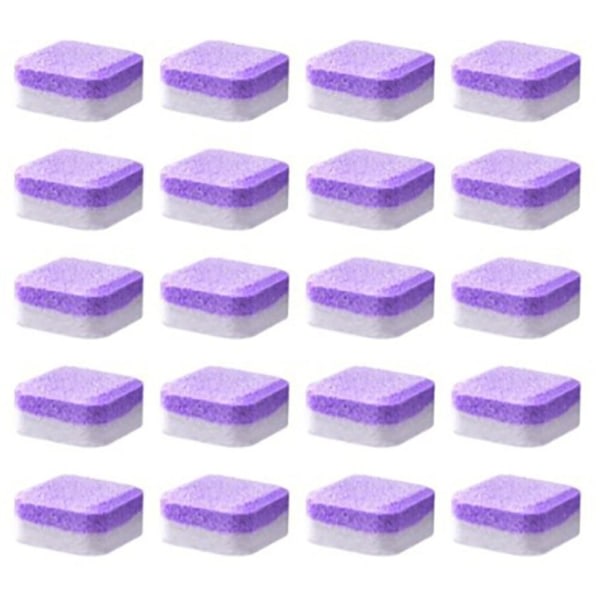 Vaskemaskin rengjøringstabletter Purple 8PCS-8PCS