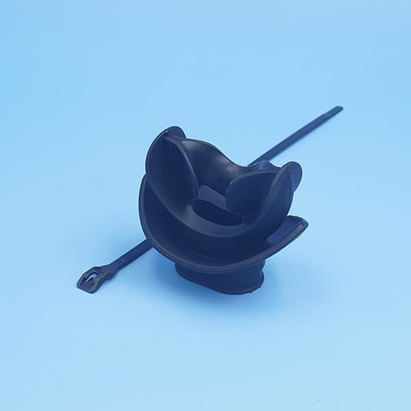 1/2/3/5 dykkerregulator og snorkelmundstykke sort 5.1x5cm 1 sæt Black 5.1x5cm 1Set
