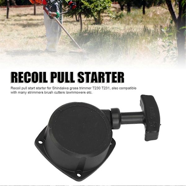 Tilbagetrækningsstartstarter til Shindaiwa Græstrimmer T230 T231 72933 75900 Tilbagetrækningsstartstarter Reservedele