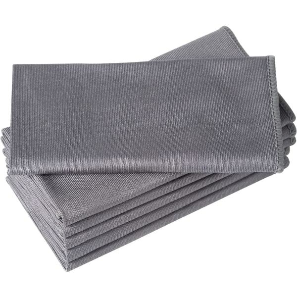 6-pack Mikrofiber Glasrengöringsduk, 16\" X 16\", Lintfritt Snabb Rengöring Fönster, Vindrutor, Speglar