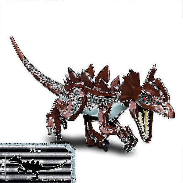 1 stk Jurassic Stor Dinosaur Byggeklodser T-rex Quetzalcoatlus Baryonyx Actionfigurer Legetøj til Børn Gaver Velociraptor