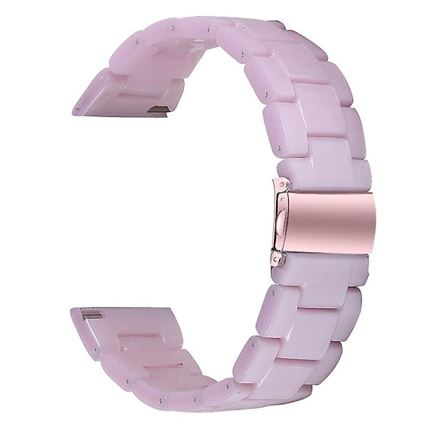Udskiftningsrem til Garmin Vivoactive 4 - 22mm Vandafvisende Resin Urrem Light purple Style Y Garmin Vivoactive 4