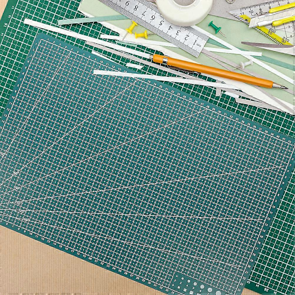 2 st DIY Konst Skärmatta Gravering Skärbräda Skärmatta Plast Gravering Matta Hantverk Skärmatta