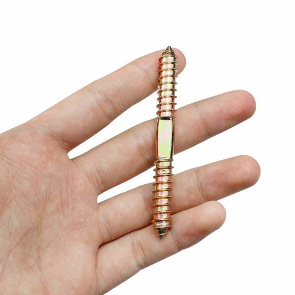 10 puuruuvia 80 * 8 mm kierteitetty itseporautuva huonekalujen kokoamiseen