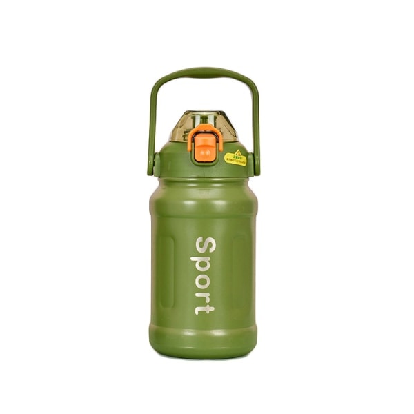 Vakuumflaske i rustfrit stål 316 Trendy bærbar stor kork Black 800ML