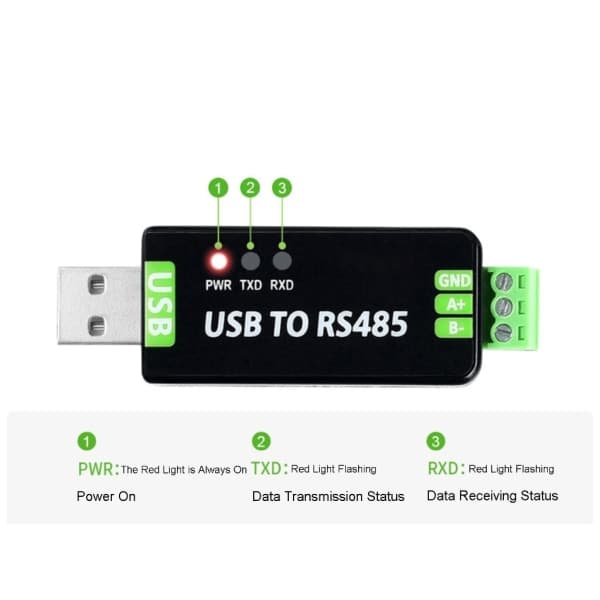 USB til RS485 Konverter RS485 Kommunikationsmodul Udvidelseskort CH343G / FT232RL