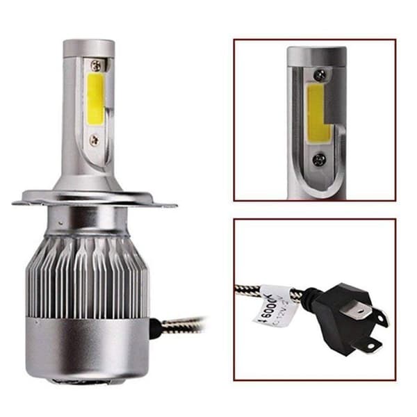 2 LED-auto- ja moottoripyöräpolttimon sarja - 36W, 6000K - valkoinen valo