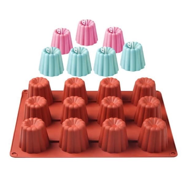 Silikonform - MOMOTOU - Blomstermønster - 28,8x21,5 cm - Temperatur -40 til 230°C
