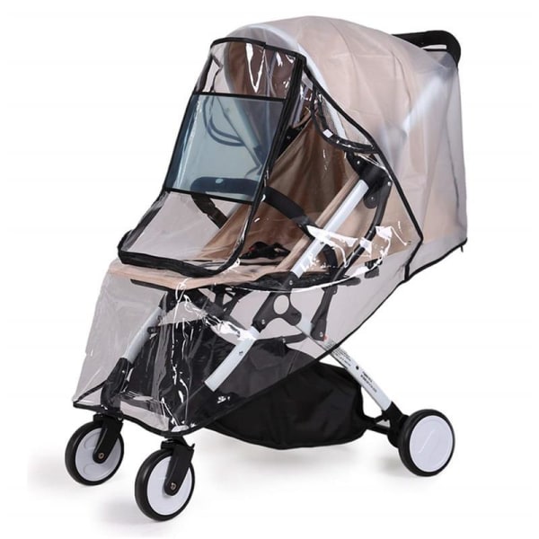 Universal cover för barnvagnar, Regnhuva för barnvagnar, fönster med bekväm åtkomst, bra luftcirkulation, inga skadliga ämnen