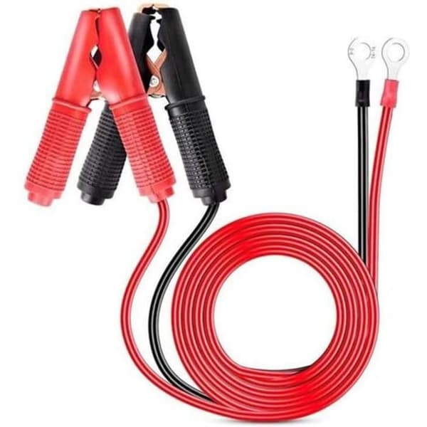2 delar 30A Krokodilklämmor 12v 24v Startkabel för Bilbatteriladdare - 1m