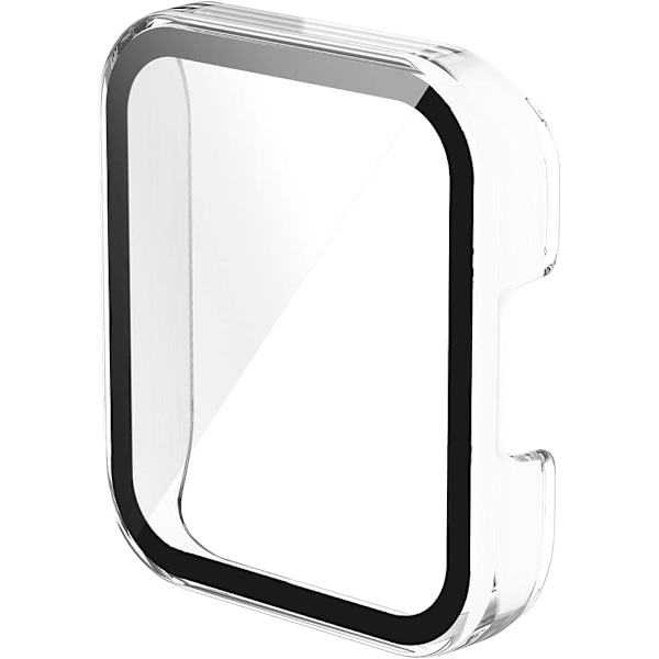 Skyddande härdat glas hårt PC-skydd för Redmi Watch 2 Lite Smart Watch skärmskydd stötsäkert klockfodral skalfodral