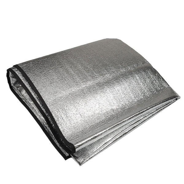 Aluminium Picnic måtte tæppe Vandtæt sammenfoldelig dobbeltsidet folie liggeunderlag til camping (200 X 150 cm)