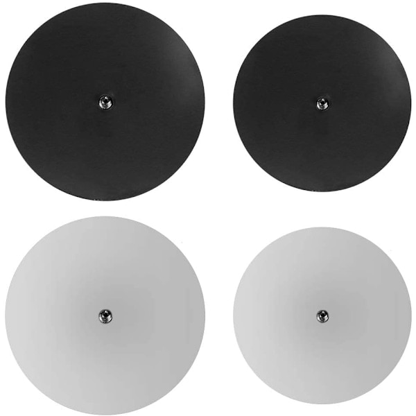 8 kynttilänjalkaa Adventti-kynttilänjalka Adventtiseppele metalli, musta 8 cm kynttiläpistokkeet jouluun Musta 8 cm