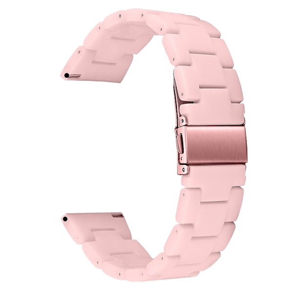 Udskiftningsrem til Garmin Vivoactive 4 - 22mm Vandtæt Resin Urrem Pink Style J Garmin Vivoactive 4