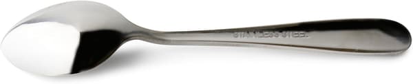 Carded Espresso Skeer, Rustfrit Stål, Spejl, 10 x 2 x 1 cm