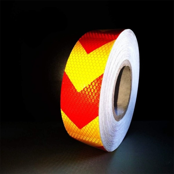 Reflekterende tape advarselstape sikkerhetsadvarselstape