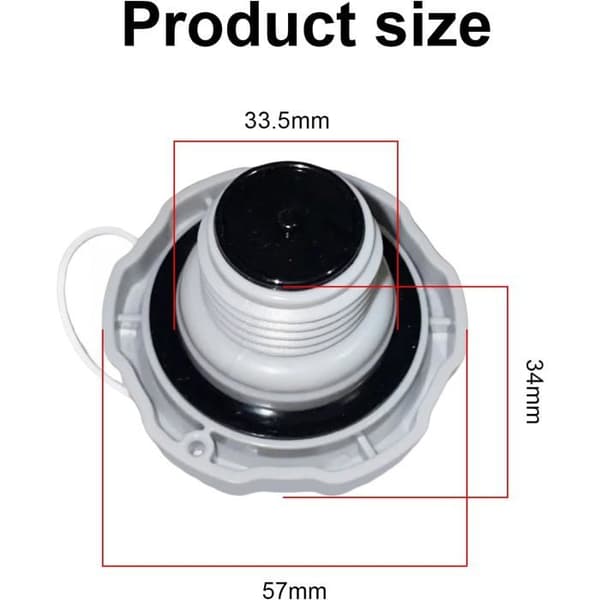 Ventilhætte til oppustelig spa - Lay-Z-Spa - Hurtig og nem installation - Kompatibel med Lay-Z-Spa - Model P05767