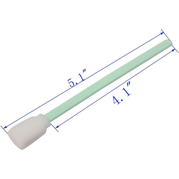 100 stk. 5,1" firkantet rektangel skumrengøringspinde til opløsningsmiddelformat inkjetprinter Roland optisk udstyr