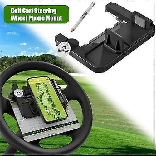 Sammenklappelig golfvognsrattelefonholder, til Club Car-vogn