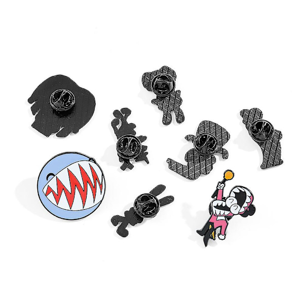 8-pack The Amazing Digital Circus Pins Cirkus Clown Lapel Badges För Fans Souvenir Present