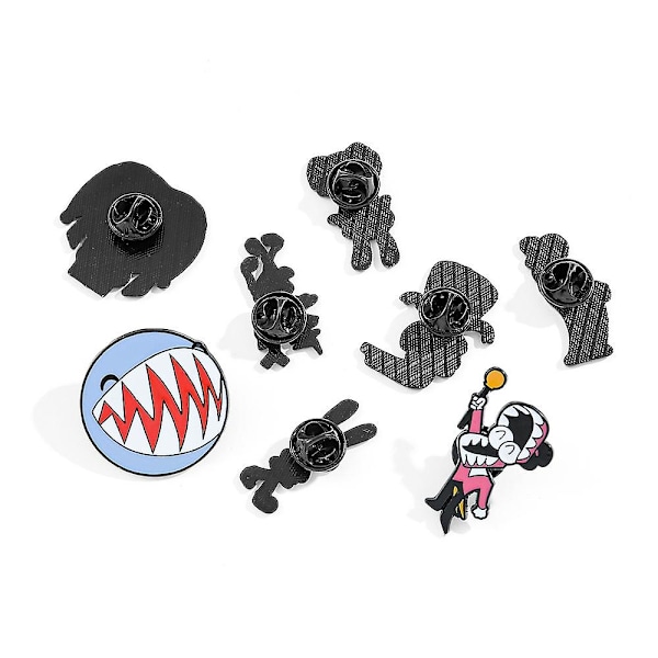 8 stk./sæt The Amazing Digital Circus Pins Cirkus Klovn Lapel Badges Til Fans Souvenir Gave
