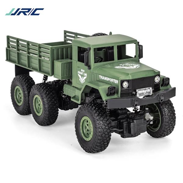 Jjrc 1/18 RC-bil terränggående 4x4 2.4G radiostyrd bil militär elektrisk maskin 10km/h RC-buggy leksaksbilar för pojkar Q69 Green
