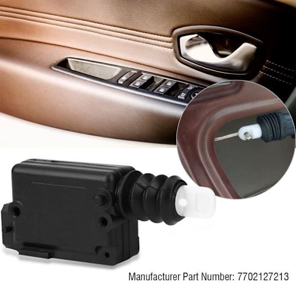 Centraldörrlås - Renault - 7702127213 - Svart - Kompatibel med Megane, Scenic, Clio