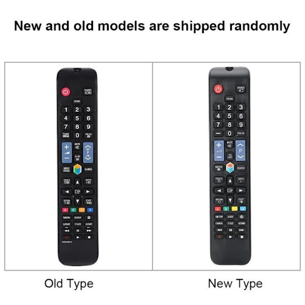 Universella Ersättningsfjärrkontroller för kompatibla med Samsung LCD LED Smart TV -Boh