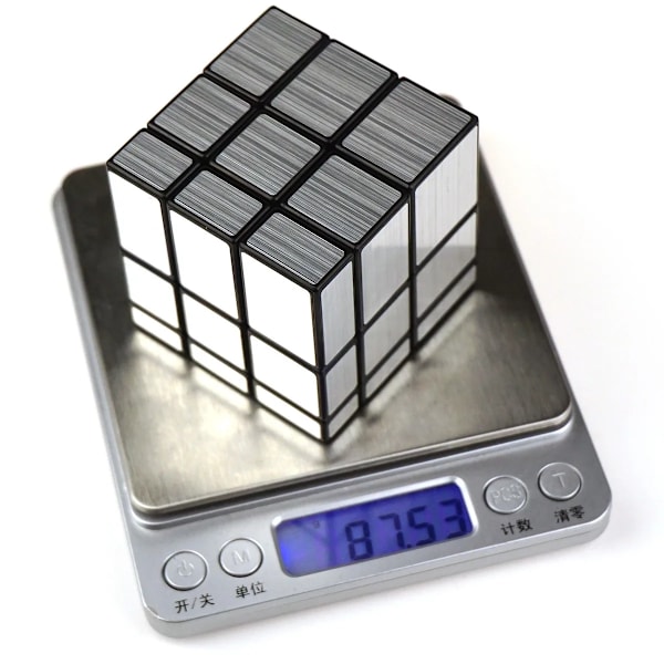 3X3X3 Speed Cube Rubix Borstad Spegel Professionell Cubo Magico Magic Cube Ungersk E