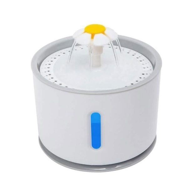 2.4L Hund Katt Vattenfontän, Usb Hund Vattendispenser, Automatisk Katt Vattendispenser, Hund Vattendispenser För Resor Grå