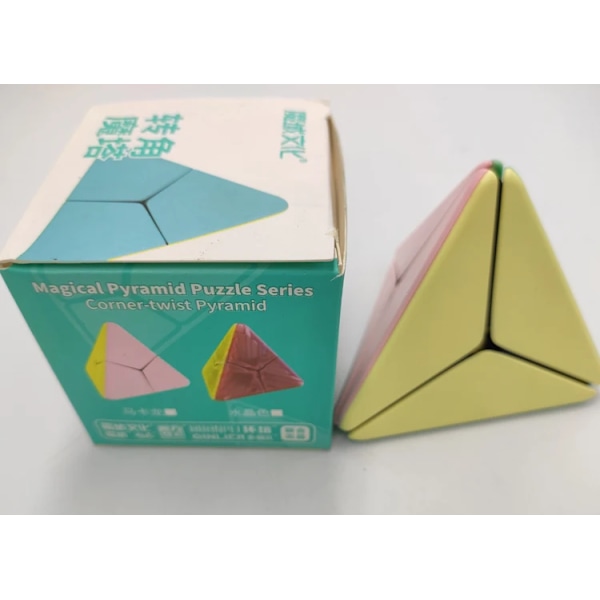 Triangel Pyraminx Lönnlöv Hörn Twist Pyraminx Boomerang Pärla Pyraminx Födelsedagspresentidé Förskolebarn Lärande Boomerang