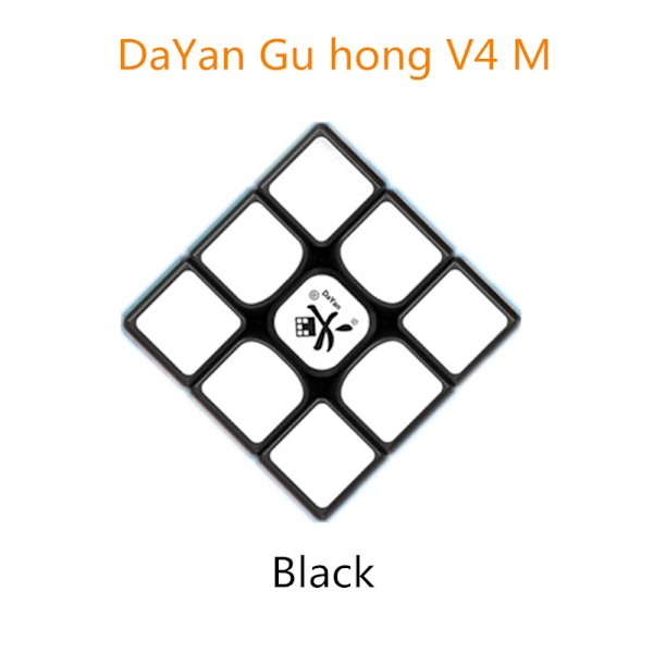 Dayan Guhong V4 M 3X3X3 Magnetisk Kub Dayan V3M 3X3X3 Speed Cube Professionell Magisk Kub Pussel Kub Spel Kub Pedagogiska Leksaker V4M Black 3x3