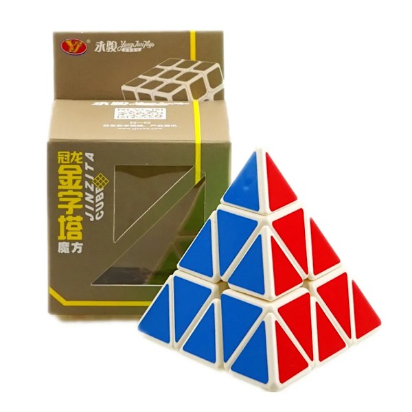 3X3X3 Rubiks Kub Triangel Speed Magic Cube Rubic Professionell Cubo Magico Pussel Färgglada Pedagogiska Leksaker För Barn Yongjun White