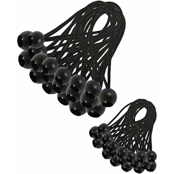 30 stycken elastiska spännare presenning spännare elastisk bungee elastisk spännare för paviljong presenning campingtält gardiner Pzcc