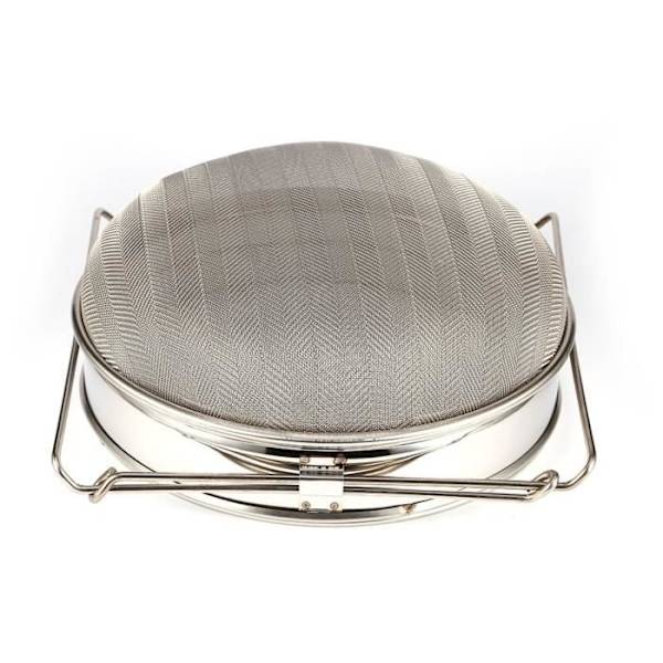 Varm 24 X 8 cm Silver-Tip Dubbelsikt i rostfritt stål, biodlingsutrustning, honungsfilter