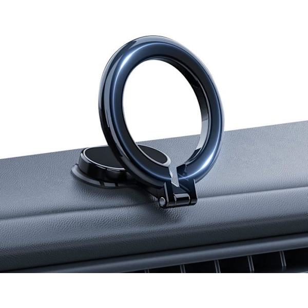 Magsafe Bilfäste 【40 X N52 Magneter】 för kompatibel med Iphone 14/13/12 Serien Magsafe Vikbart Universal 360° Biltelefonhållare Color: black
