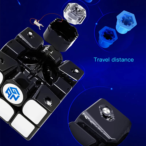 356 Xs s 3X3 Magnetisk Speed Cube Stickerless 356Xs Speedcube 3X3X3 Professionell Magisk Kub Pussel Leksaker Cubo Magico Stickless