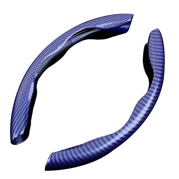 1 par rattöverdrag för bil, halkfritt läder, 38 cm, 15 tum, universellt, träimitation, rattförstärkare, skyddande överdrag Synthetic Fiber(.239)