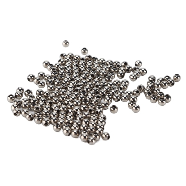 200 stk Smykkeperler Enkelt materiale Armbånd Halskæde Tilbehør Skilleperler til gør-det-selv-smykker Hvid K