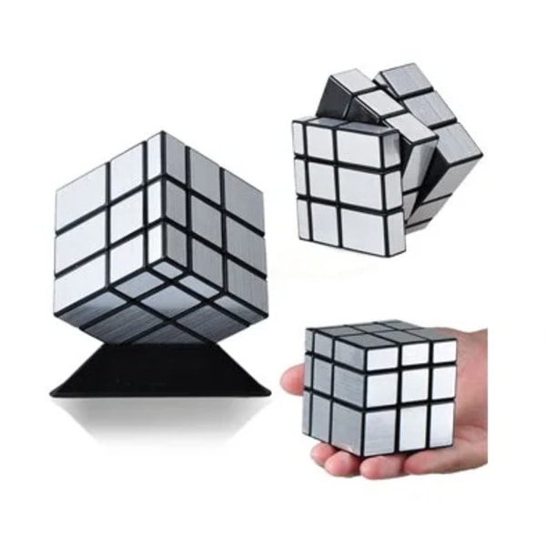 Sengso Shengshou 3X3X3 Pussel Magico Cubo 3X3 Smooth Mirror Cube Magic Cube 5.7Cm Twisty Pussel Kub Leksak För Barn black