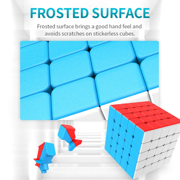 5X5 Magisk Speed Cube Mfjs Stickerless Professionella Barnleksaker 5X5 Cubo Magico Pussel Stressreducerande Leksak Stickerless