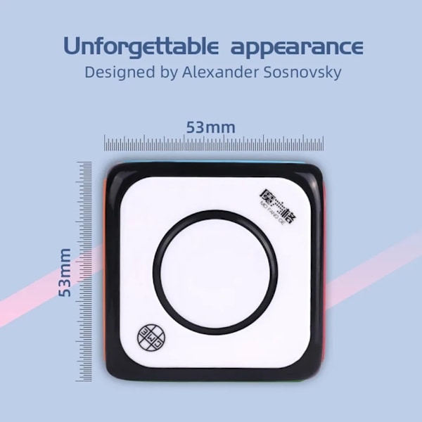 [Picube] O2 Cube Standard 1X1 Magisk Kub Pussel Spinner Magico Cubos Speedcube Pedagogisk Leksak För Barn Presentleksak Spinner Version