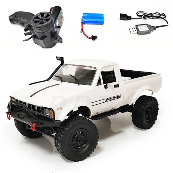 Wpl bilar rc bil 4wd radiostyrd terrängbil rtr kit rock crawler elektrisk buggy rörlig maskin c54 b24 b16 c24 b36 montering C24-1