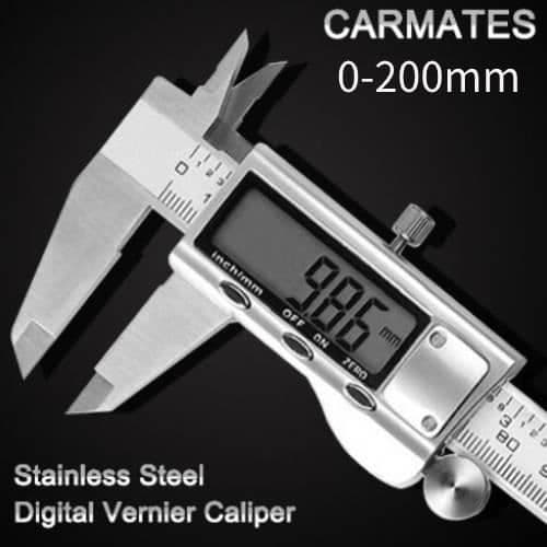 8'' 200 mm digital bromsok Vernier bromsok mikrometer mätare