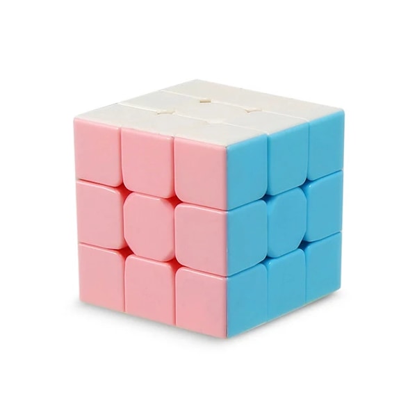 Macarons Magisk Kub 2X2 3X3 4X4 5X5 Pyraminxed Stickerless 3X3X3 Speed Cube Tecknad Neo Pussel Leksak För Barn 3x3 cube