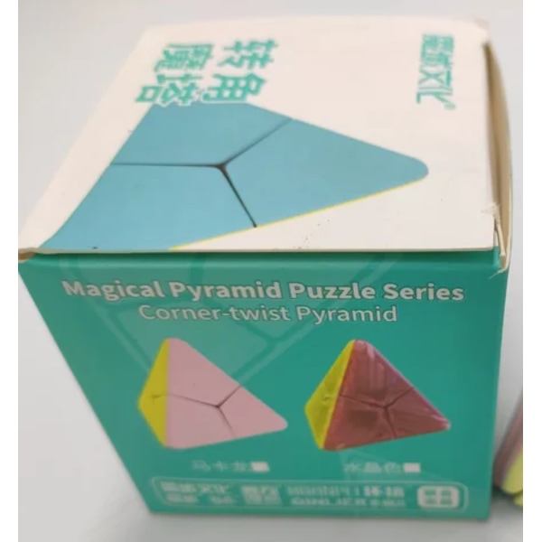 Triangel Pyraminx Lönnlöv Hörn Twist Pyraminx Boomerang Pärla Pyraminx Födelsedagspresentidé Förskolebarn Lärande Corner Twist