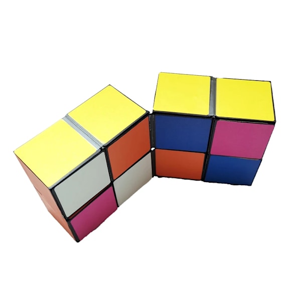 Kreativ Gör-det-själv 2-i-1 Yoshimoto Kub Magic Cube Leksak Stressreducerande Spel För Barn Män Kvinnor Infinity Kub Presentidé No box